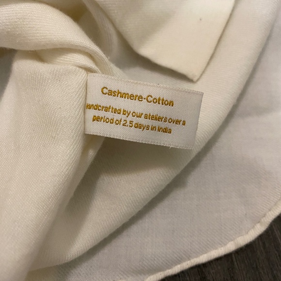 100 Hands Cashmere Cotton Shirt Size 42 / 16.5 NWT - Picture 8 of 9